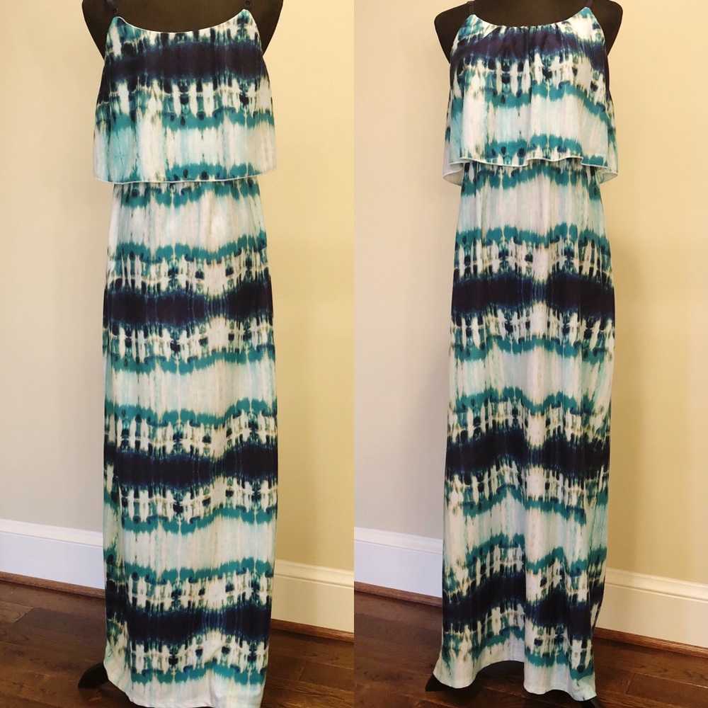 Vibrant Tie Dye Maxi Dress